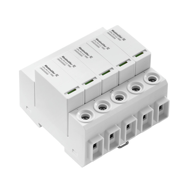 Weidmuller VPU series Surge Arrester PV (type 2), DC, rated voltage (DC): 1000 V, number of