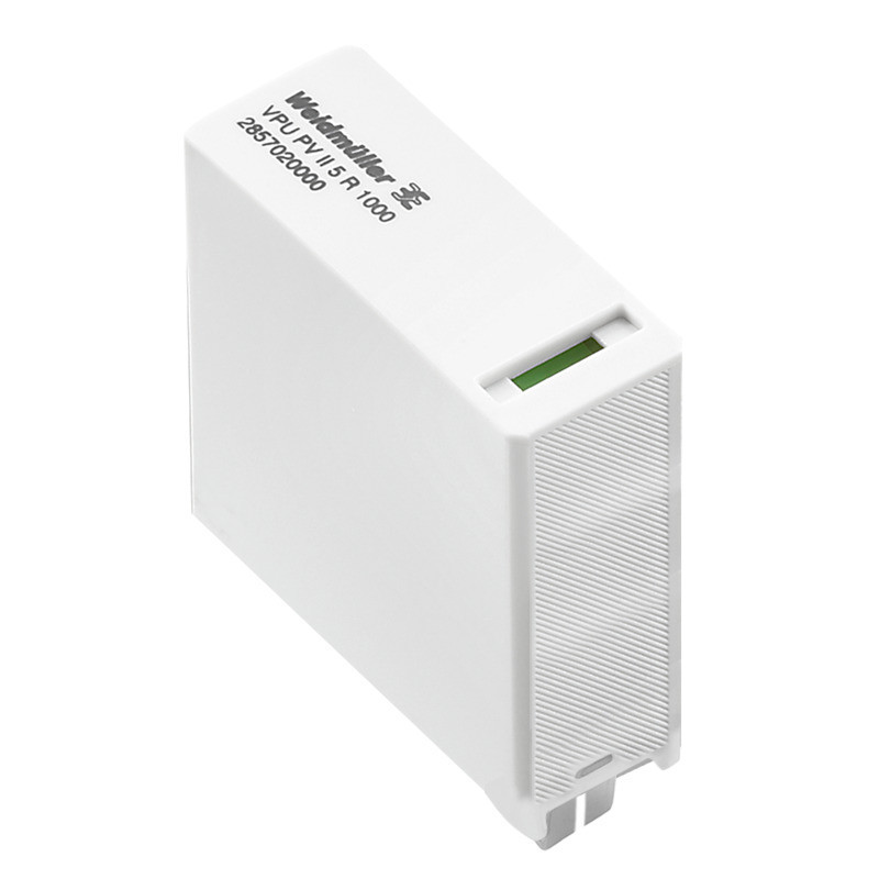 Weidmuller VPU series Surge Arrester PV (type 2), DC, rated voltage (DC): 1000 V, number of