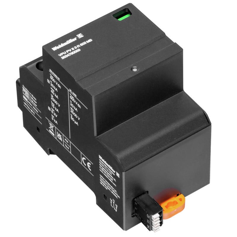 Weidmuller VPU series Surge Arrester PV (type 2), DC, rated voltage (DC): , number of poles: