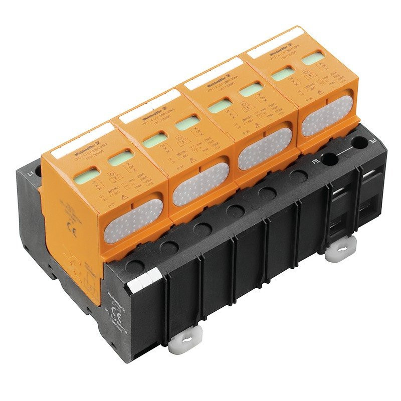 Weidmuller Surge voltage arrester (power suply systems) without telecomm.conta
