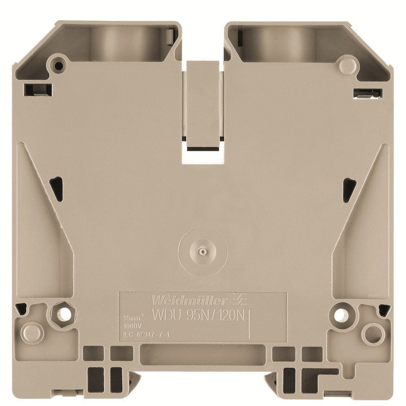 Weidmuller W-serie verbindingsrijgklem 16MM² eendr. 16-150MM² meerdr. beige