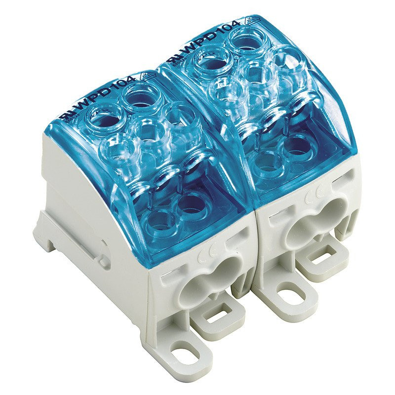 Weidmuller W-serie verbindingsrijgklem blauw