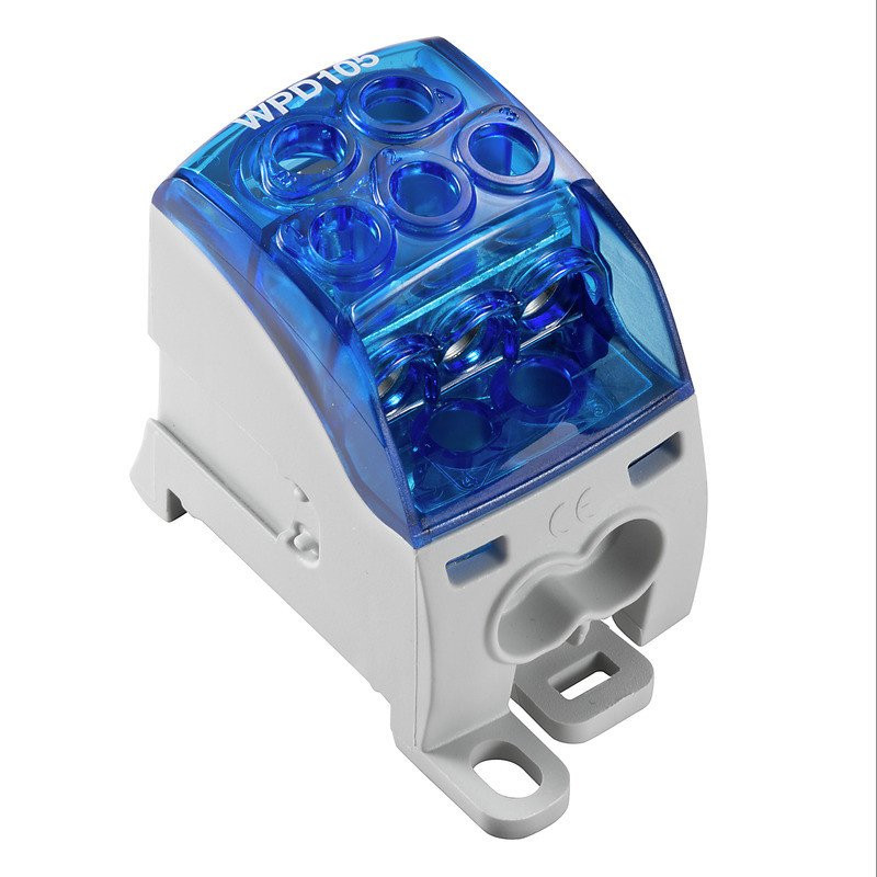 Weidmuller W-serie verbindingsrijgklem blauw