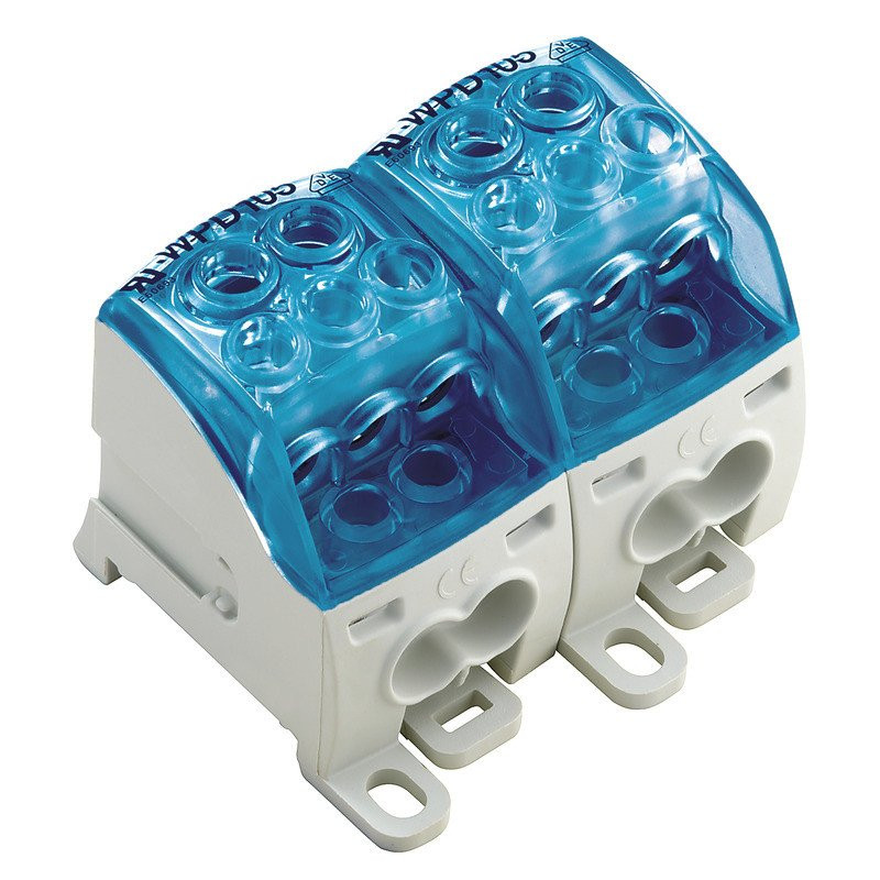 Weidmuller W-serie verbindingsrijgklem blauw