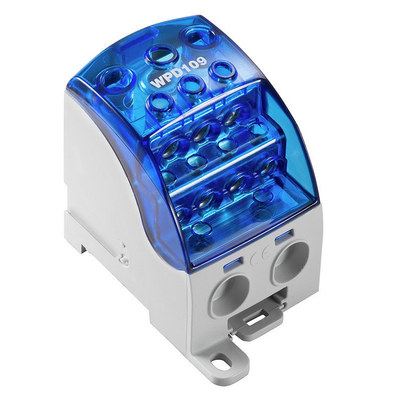 Weidmuller W-serie verbindingsrijgklem blauw