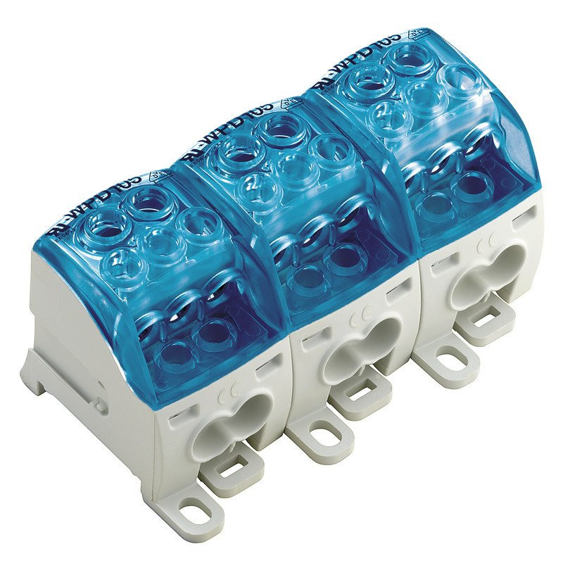 Weidmuller W-serie verbindingsrijgklem blauw