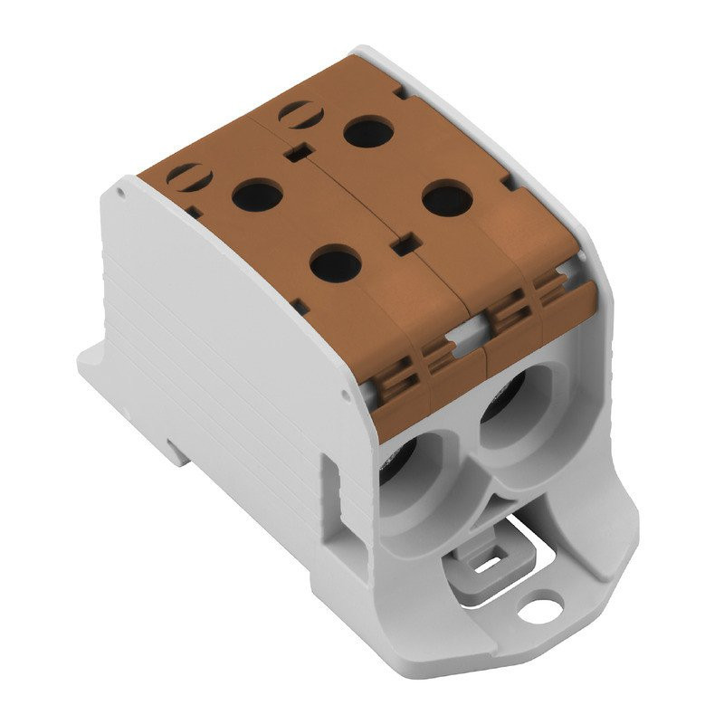 Weidmuller W-serie verbindingsrijgklem bruin