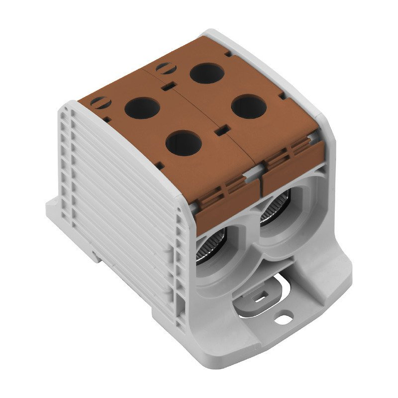 Weidmuller W-serie verbindingsrijgklem bruin