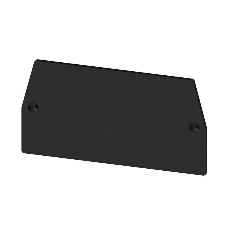 Weidmuller W-Series End And partition plate for terminals, black, height: 68.5 MM, width:
