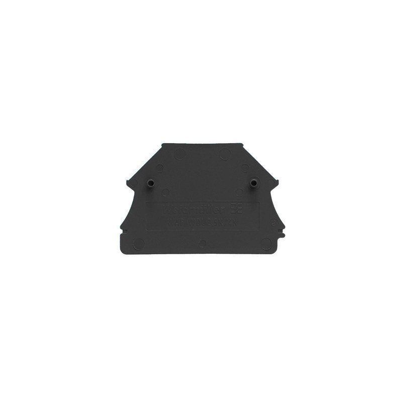 Weidmuller W-Series End Plate for terminals, black, height: 44 MM, width: 1.5 MM, V-0, wem
