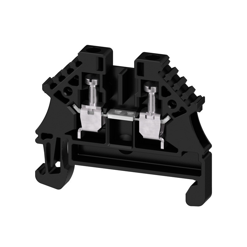 Weidmuller W-Series Feed-Through terminal block, screw connection, black, 2.5 MM², 24 A, 5