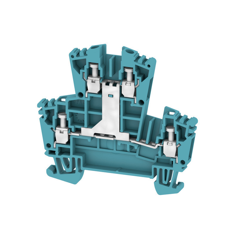 Weidmuller W-Series Multi-Tier modular terminal, screw connection, blue ...