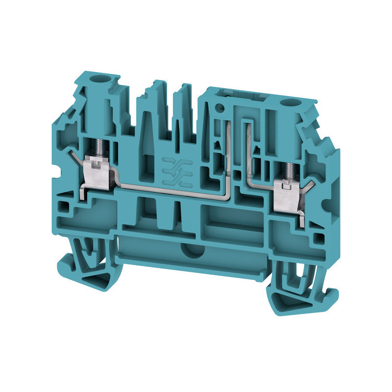 Weidmuller W-Series Test-Disconnect terminal, screw connection, blue, 4 MM², 28 A, 500 V,