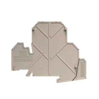 Weidmuller Wap WDK10 W-series accessories end plate dark beige 1.5 MM