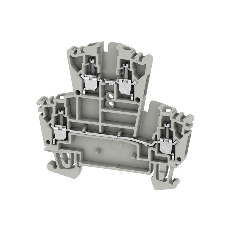 Weidmuller WDK verbindingsrijgklem 0,5-4MM² eendr. 1,5-4MM² meerdr. grijs
