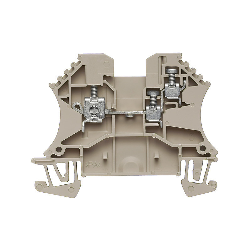Weidmuller W-serie verbindingsrijgklem 0,5-4MM² eendr. 1,5-4MM² meerdr. beige
