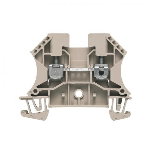 Weidmuller W-serie verbindingsrijgklem 0,5-6MM² eendr. 1,5-6MM² meerdr. beige