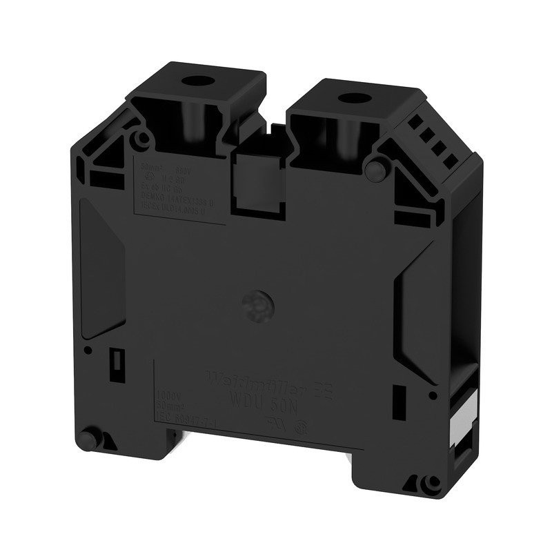Weidmuller Wdu verbindingsrijgklem 6-16MM² eendr. 6-70MM² meerdr. zwart