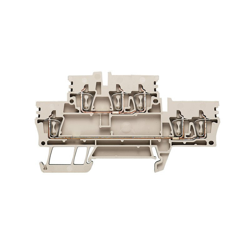 Weidmuller Verbindingsrijgklem 0,5-4MM² eendr. 0,5-2,5MM² meerdr. beige