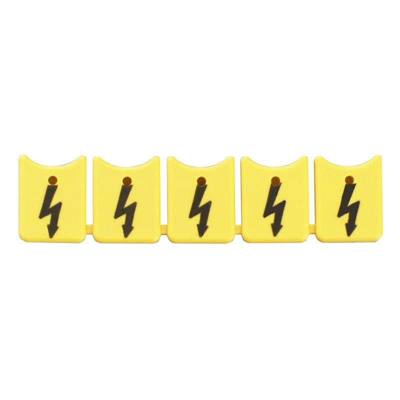 Weidmuller Terminal cover wemid yellow height: 59 MM width: 14.15 MM depth: