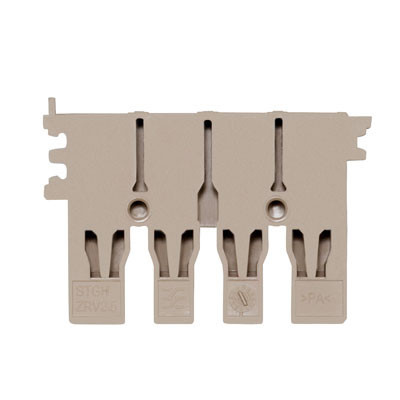 Weidmuller Z-series Fastening Element (terminal), dark beige, height: 31.5 MM, width: 5.15