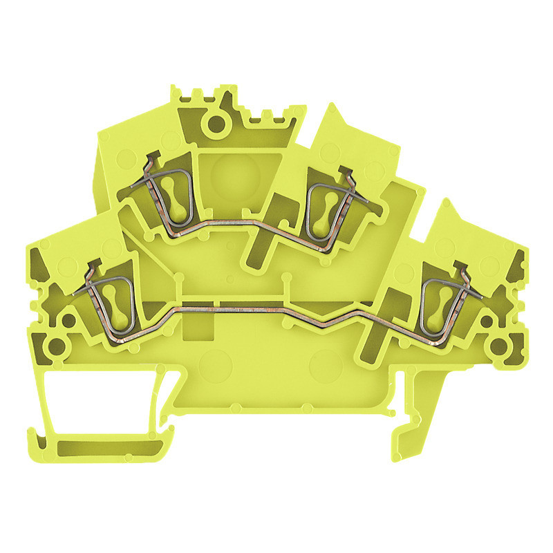 Weidmuller Z-series Multi-Tier modular terminal, tension-clamp connection, yellow, 2.5 MM²
