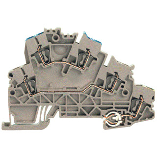 Weidmuller Verbindingsrijgklem 0,5-4MM² eendr. 0,5-4MM² meerdr. beige