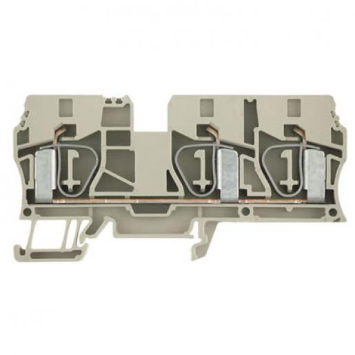 Weidmuller Verbindingsrijgklem 1,5-16MM² eendr. 1,5-16MM² meerdr. beige