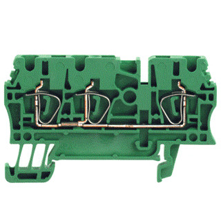 Weidmuller Verbindingsrijgklem 0,5-4MM² eendr. 0,5-4MM² meerdr. groen