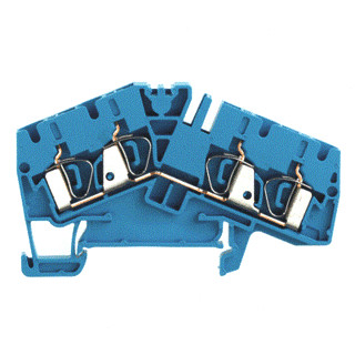 Weidmuller Verbindingsrijgklem 0,5-6MM² eendr. blauw