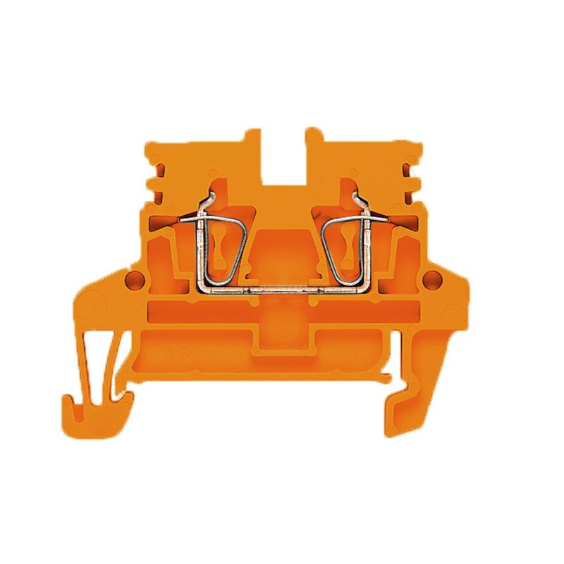 Weidmuller Zdu verbindingsrijgklem 0,5-4MM² eendr. 1,5-2,5MM² meerdr. oranje