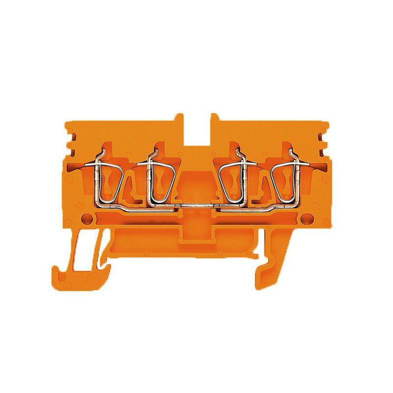 Weidmuller Zdu verbindingsrijgklem 0,5-4MM² eendr. 1,5-2,5MM² meerdr. oranje