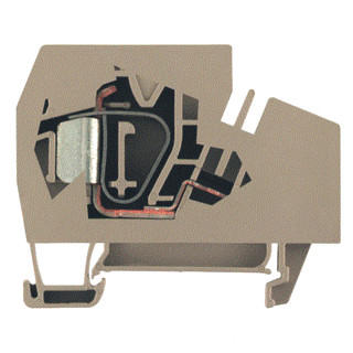 Weidmuller Zei verbindingsrijgklem 1,5-10MM² eendr. 16-25MM² meerdr. beige