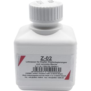 Wentzel SOLDEERWATER CU 0,1KG  PT