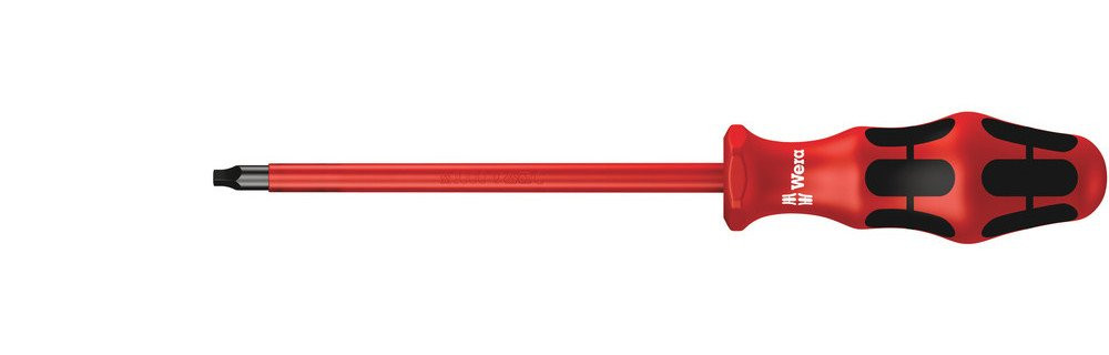 Wera Kraftform Plus – Serie 100 VDE 168 I vde geïsoleerde schroevendraaier voor binnenvierkant, #3x150 MM