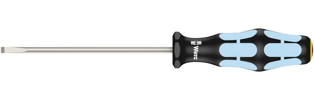 Wera Kraftform Schroevendraaier, RVS 3335 Sleuf schroevendraaier, RVS, 0.6 X 3.5 X 100 MM