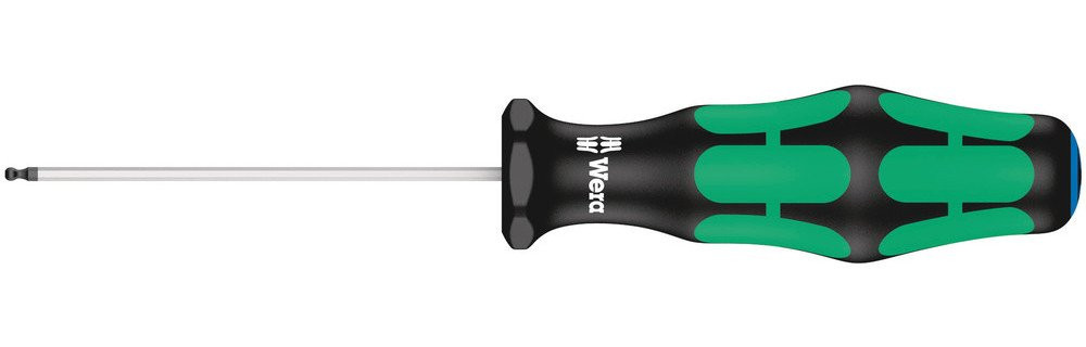 Wera Kraftform Plus – Serie 300 352 Binnenzeskant kogelkop schroevendraaier, 1.5 X 60 MM