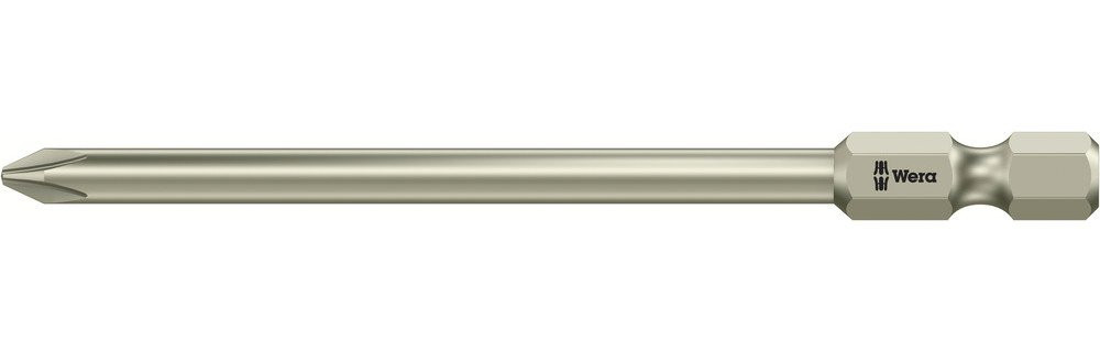 Wera Bits voor Phillips-schroeven 3851/4 bits phillips, RVS, PH 1 X 89 MM