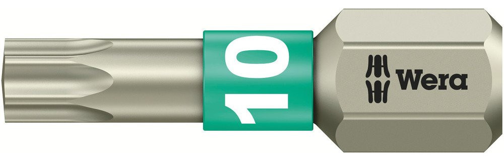 Wera Bits voor TORX® schroeven 3867/1 TS torx bits, RVS, TX 10 X 25 MM