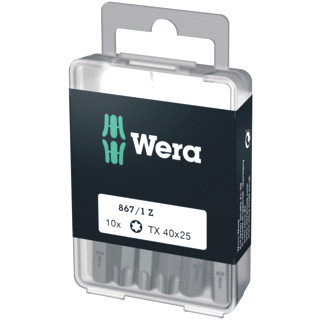 Wera 867/1BITS DIY TX40X25 10D