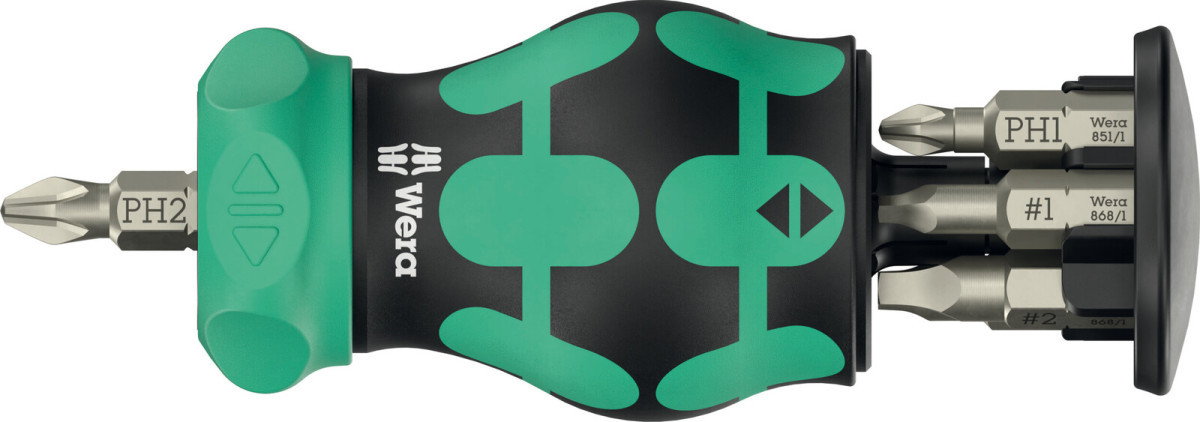 Wera Kraftform Kompakt met ratelfunctie Kraftform Kompakt stubby magazin ra 4, 6-delig