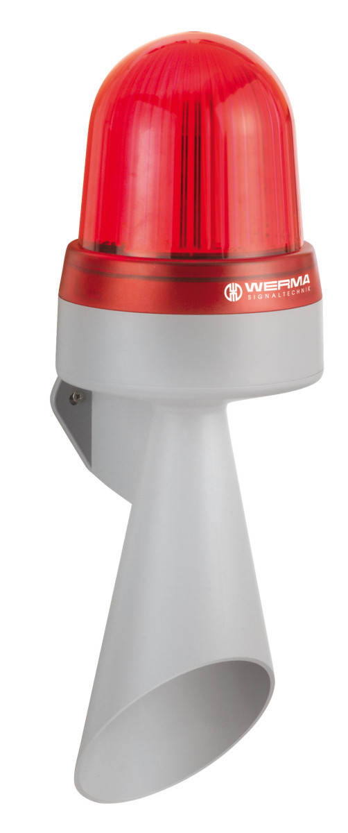Werma Combination Led Hoorn WM continue 115-230vac RD