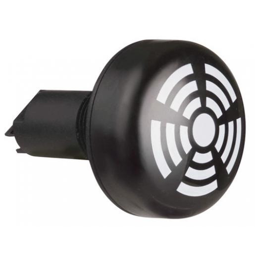 Werma Elektronische zoemer-inbouwmontage-continu/pulserend 230vac zwart