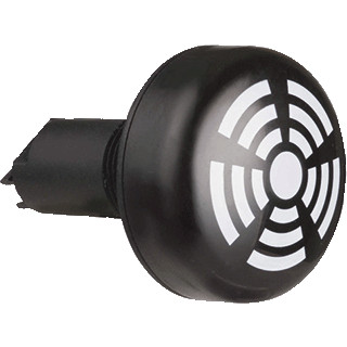 Werma Elektronische zoemer-inbouwmontage-continu/pulserend 24VDC zwart