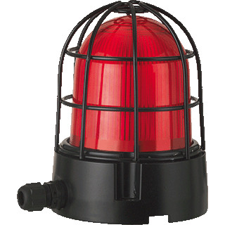 Werma Led permanente lamp-bodemmontage-12-50VDC rood