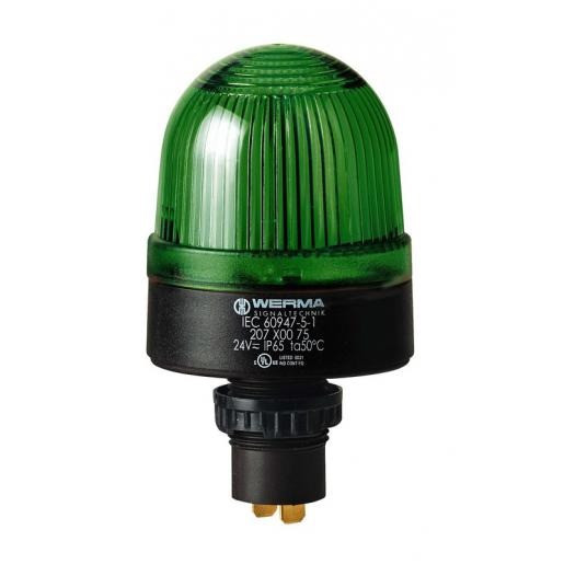 Werma Led permanente lamp-inbouwmontage-24vac/DC groen