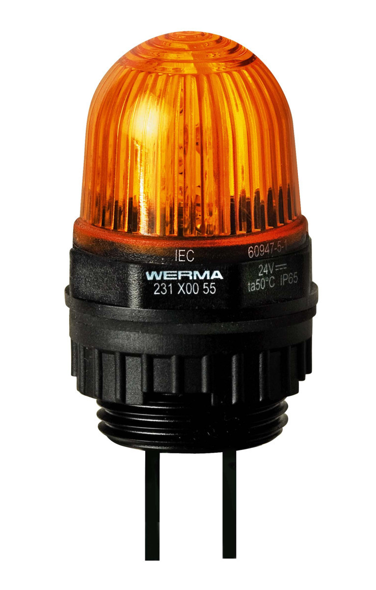 Werma Optical Micro Led inbouw lamp eco 24VDC ye