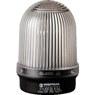 Werma Permanente lamp-bodemmontage-12-240vac/DC transparant