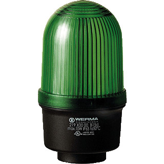 Werma Permanente lamp-buismontage-12-240vac/DC groen