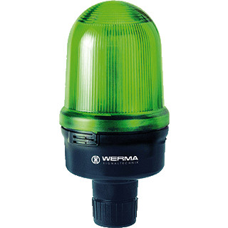 Werma Permanente lamp-buismontage-12-240vac/DC groen